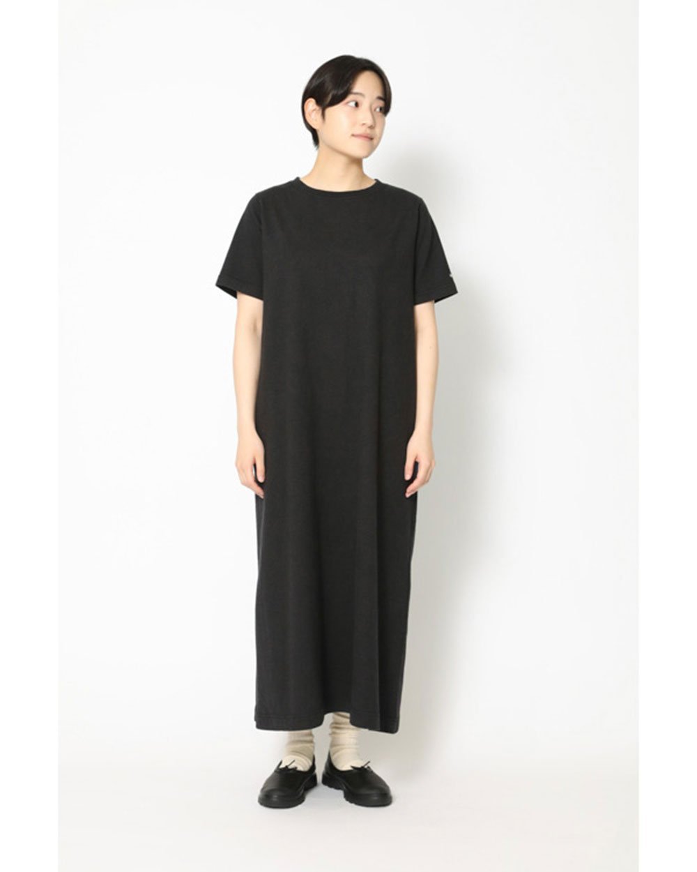 楽天Rakuten FashionSnow Peak Recycled Cotton Heavy Dress スノーピーク ワンピース・ドレス ドレス ブラック ホワイト グレー【送料無料】