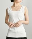 FashionLetter ブラ紐隠しインナータンクトップ 21ss ビーフラット トップス ノースリーブ・タンクトップ ホワイト グレー ブラック