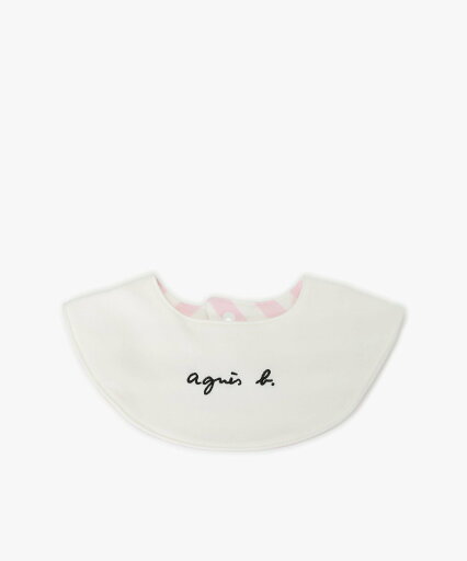agnes b. ENFANT AC53 L BAVOIR ベビー ロゴスタイ アニエスベー マタニティウェア・ベビー用品 その他のベビーグッズ ピンク agnes b. ENFANT AC53 L BAVOIR ベビー ロゴスタイ アニエスベー マタニティウェア・ベビー用品 その他のベビーグッズ ピンク