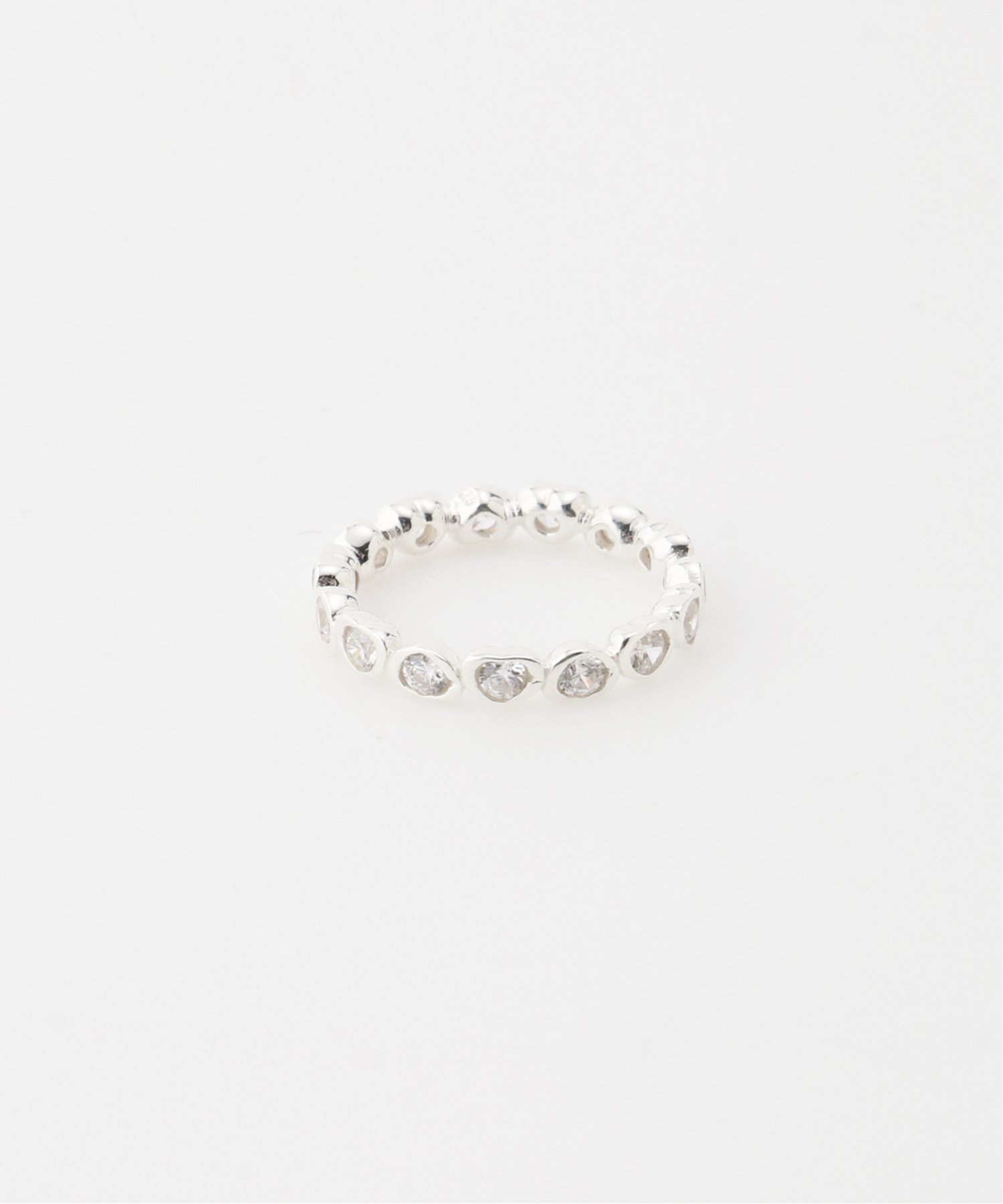 SCALABLANCHE SCALABLANCHE/(U)ハートStonesリング(SV925) スカラ アクセサリー・腕時計 リング・指輪 シルバー【送料無料】