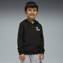 PUMA ボーイズ スーパー プーマ フーディ 104-122cm プーマ トップス スウェット・トレーナー ブラック【送料無料】
