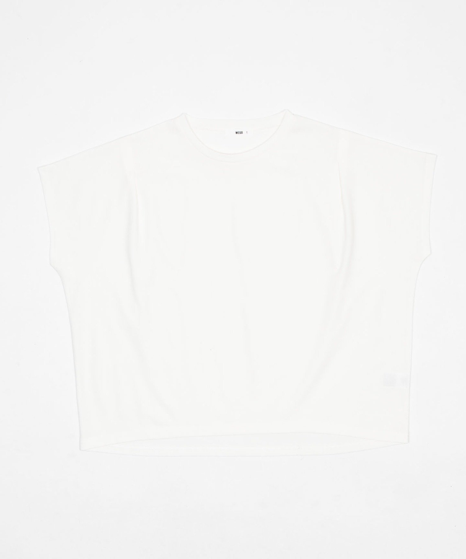 WEGO LADY'S 接触冷感フレンチスリーブT ウィゴー トップス カットソー・Tシャツ ホワイト グレー ネイビー イエロー ブラック