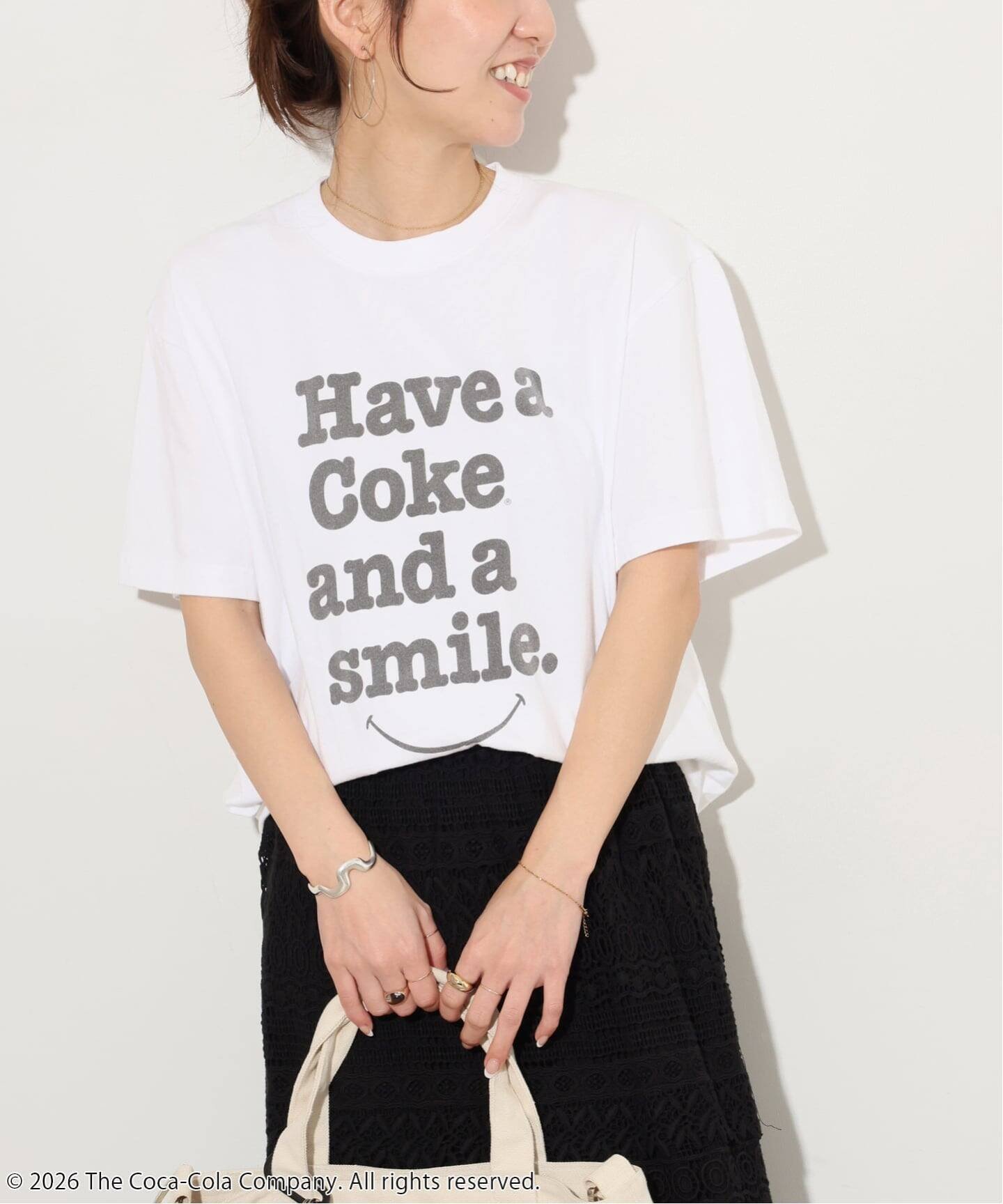 JOURNAL STANDARD relume 《追加》別注【GOOD ROCK SPEED】コカ・コーラTEE ジャーナル スタンダード レリューム トップス カットソー・Tシャツ ホワイト