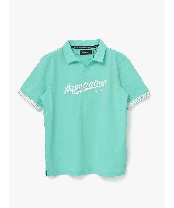【SALE／30%OFF】Aquascutum GOLF GOLF MEN AQロゴカノコスキッパー アクアスキュータム トップス カットソー・Tシャツ ブルー ブラック【送料無料】