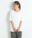 SHOO・LA・RUE 【2点セット】上品なシアー感でヘルシーコーデに◎ Tシャツ&タンクトップ シューラルー トップス アンサンブル ホワイト ブラック ブルー