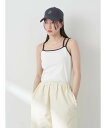 アースミュージック&エコロジー 服 レディース 【SALE／50%OFF】earth music&ecology アシメネックキャミソール アースミュージック&エコロジー トップス その他のトップス ホワイト ブラック ブラウン グレー