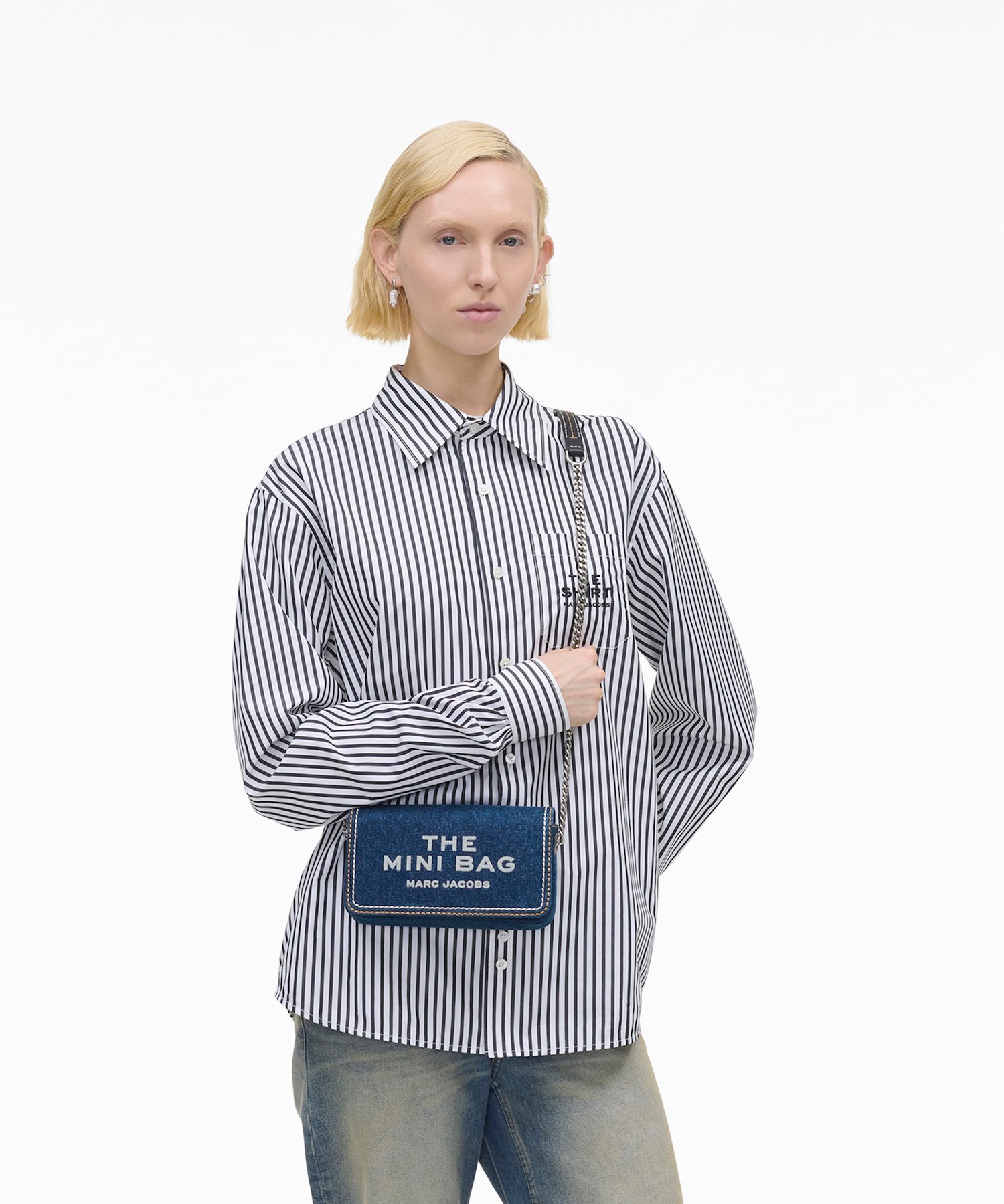 【SALE／30%OFF】MARC JACOBS 【公式】THE DENIM MINI BAG/ザ デニム ミニ バッグ マーク ジェイコブス 財布・ポーチ・ケース 財布 ブラック【送料無料】