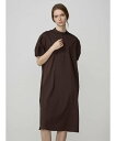【SALE/40%OFF】Aquascutum WOMEN パフスリーブAラインドレス アクアスキュータム ワンピース・ドレス ドレス ブルー ブラウン【送料無料】