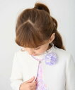 any FAM KIDS ブーケコサージュ エニィファム アクセサリー・腕時計 ブローチ・コサージュ・バッジ ホワイト パープル