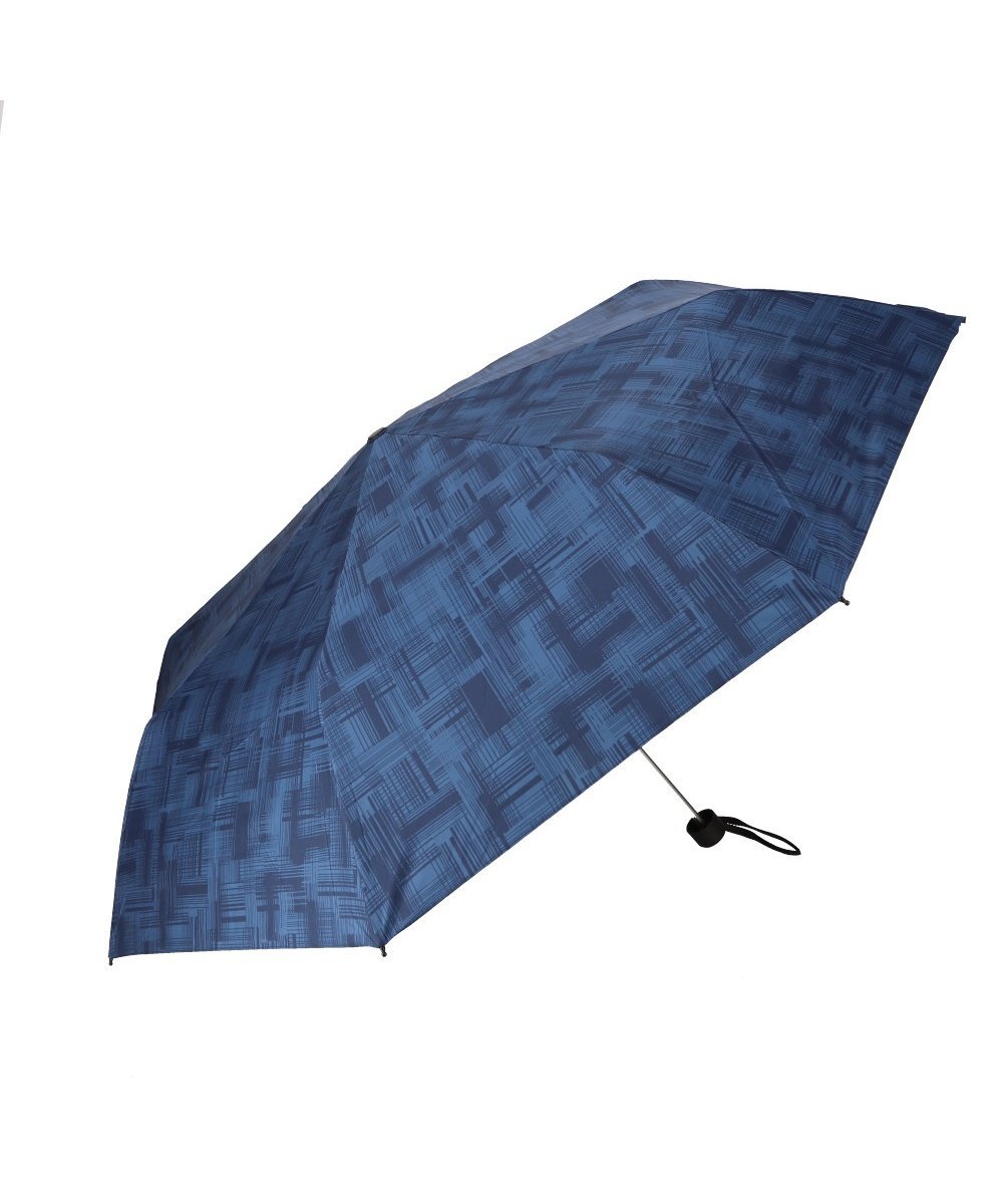 Waterfront Water front ウィンドレジスタンス 折りたたみ傘 63cm ローラ ファッション雑貨 折りたたみ傘 ネイビー グレー