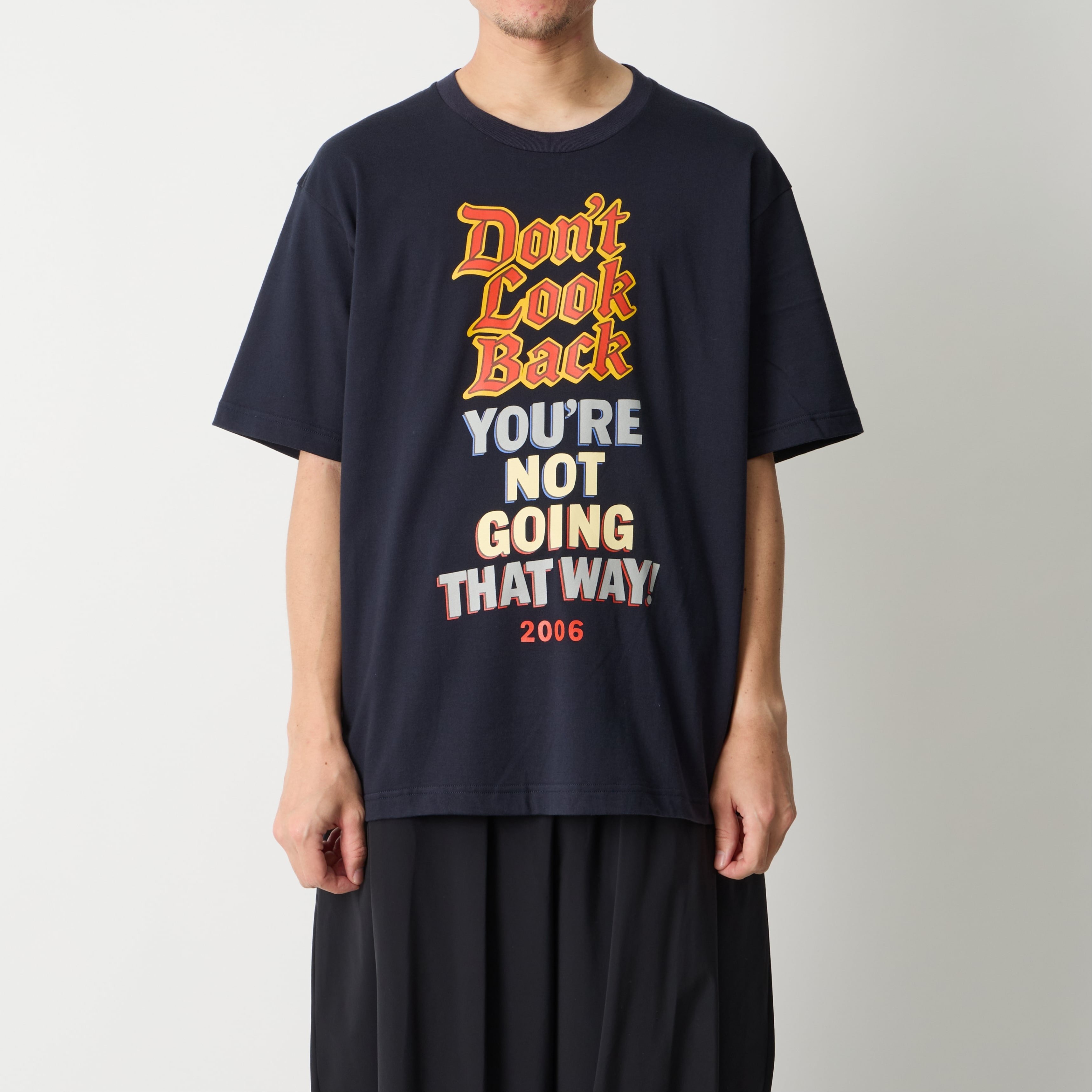 White Mountaineering/(M)VINTAGE T-SHIRT ホワイトマウンテニアリング トップス カットソー・Tシャツ ネイビー ホワイト