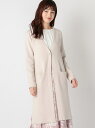 【SALE/20%OFF】MISCH MASCH 《田中みな実さん着用》ベーシックミラノニットコート ミッシュ マッシュ ニット カーディガン ベージュ ホワイト ピンク ブルー ネイビー【送料無料】