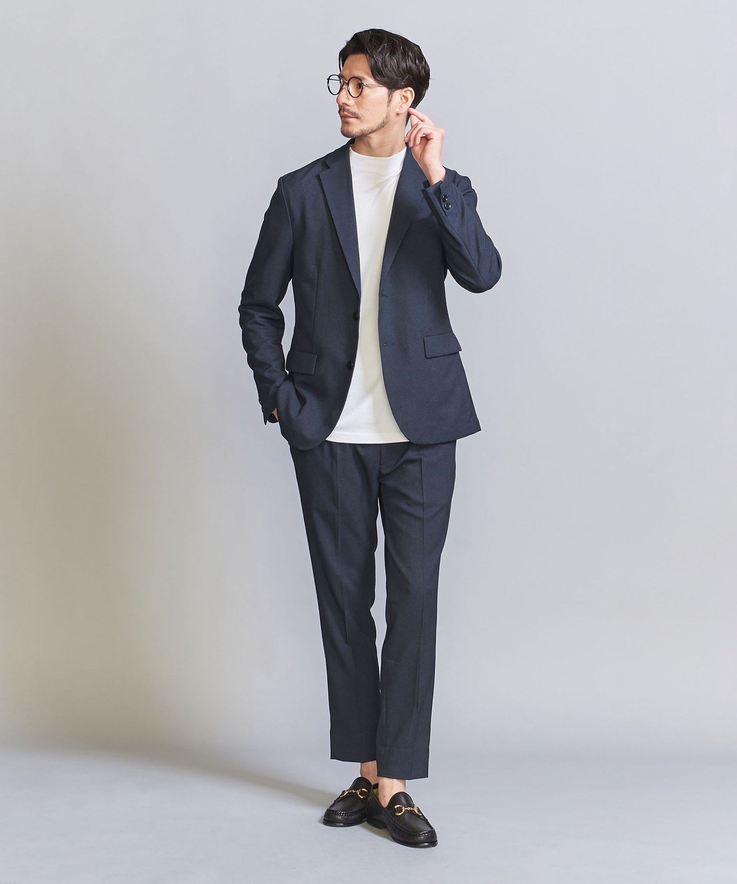 BEAUTY&YOUTH UNITED ARROWS 【WEB限定 WARDROBE SMART】LANATEC セットアップ/背抜きジャケット&イー...