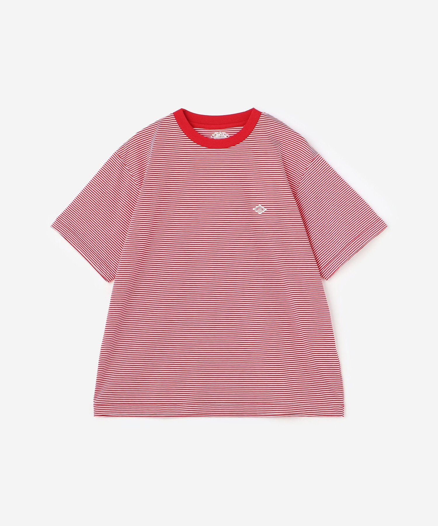 Bshop DANTON ｜ クルーネックTシャツ WOMEN ビショップ トップス カットソー・Tシャツ レッド ホワイト ピンク ブルー グレー グリーン ネイビー