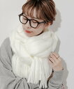 【SALE/50%OFF】SMELLY ソフトボリュームマフラー スメリー ファッション雑貨 マフラー・ストール・ネックウォーマー ホワイト ベージュ グレー