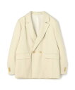 【SALE/44%OFF】MACPHEE ウールギャバジン ダブルブレストジャケット トゥモローランド ジャケット・アウター テーラードジャケット・ブレザー ベージュ【送料無料】