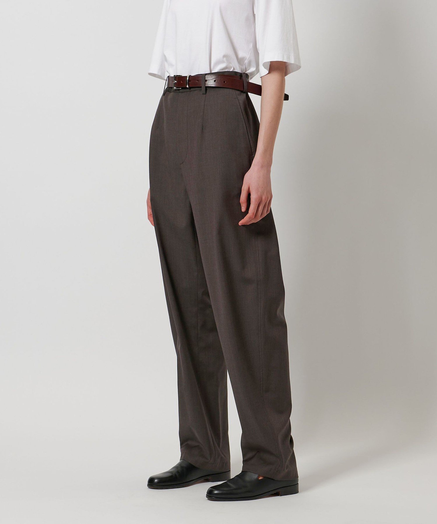 LOEFF ＜LOEFF＞トロピカルウール ボンタン パンツ ユナイテッドアローズ パンツ その他のパンツ ブラウン ブラック【送料無料】