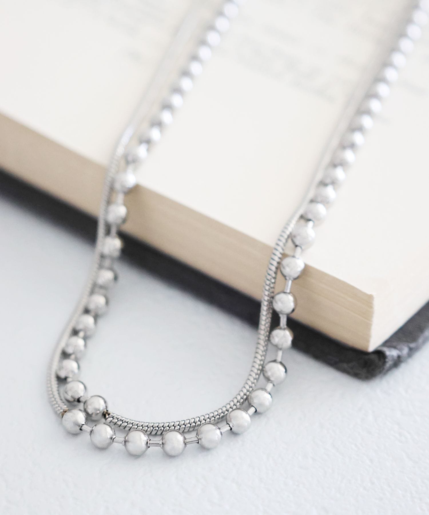 LEPSIM ステンレスロングアレンジネックレス レプシィム アクセサリー・腕時計 ネックレスのサムネイル