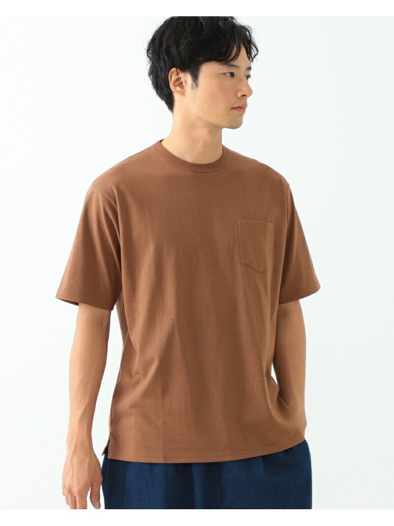 BEAMS HEART BEAMS HEART / ヘビーオンス 半袖Tシャツ ビームス アウトレット トップス カットソー・Tシャツ ブラウン ホワイト ベージュ ブラック カーキ ネイビー