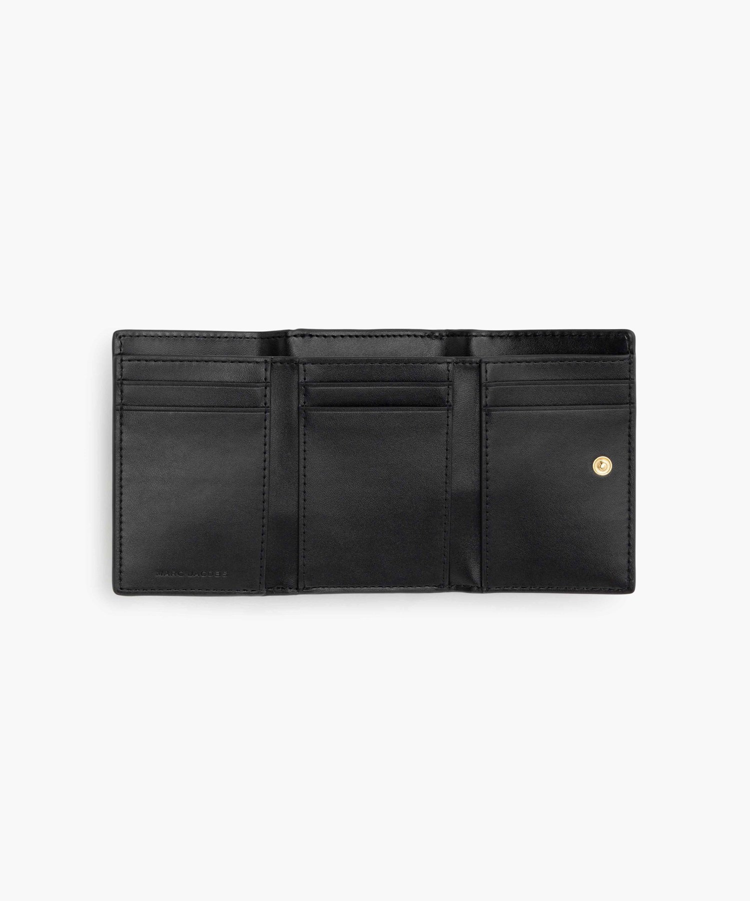 MARC JACOBS 【公式】THE LEATHER TRIFOLD WALLET/ザ レザー トライフォールド ウォレット三つ折り財布 マーク ジェイコブス 財布・ポーチ・ケース 財布 ブラック【送料無料】