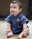 【SALE/20%OFF】petit main boys babyアソート甚平 ナルミヤオンライン 着物・浴衣・和装小物 浴衣 ネイビー ブルー