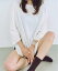 plage 《追加》Everything In Time T プラージュ トップス カットソー・Tシャツ ブラウン ブラック ホワイト【送料無料】 9,900円
