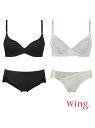 【SALE／10%OFF】Wing Wing/(W)【福袋】ウイング ノンワイヤーブラ&ペアショーツ ...