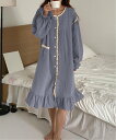 【SALE/30%OFF】aimoha - select - aimoha - select -/(W)コットン前開きルームワンピース アイモハ インナー・ルー...