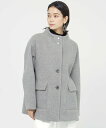 【SALE/58%OFF】EVEX by KRIZIA 【WEB・一部店舗限定】ラミネートシャギーウールコート エヴェックス バイ クリツィア ジャケット・アウ...