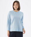 【SALE/15%OFF】TRANS WORK 【ウォッシャブル】ウールブレンドリンクスプルオーバーニット トランスワーク トップス ニット オレンジ ネイビー ベージュ ブルー【送料無料】