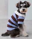【SALE/30%OFF】petit main 【DOG】ラガーシャツ ナルミヤオンライン ペット用品 ペットウェア・ペット服 ネイビー ベージュ ブルー