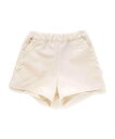 BeBe ツイルストレッチフラワーレースショートパンツ(80~90cm) ベベ オンライン ストア マタニティウェア・ベビー用品 ベビーボトムス ベージュ【送料...
