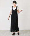 JAYRO プリーツ前後2WAYジャンスカ ジャイロ ワンピース・ドレス ジャンパースカート ネイビー カーキグリーン ブラック【送料無料】