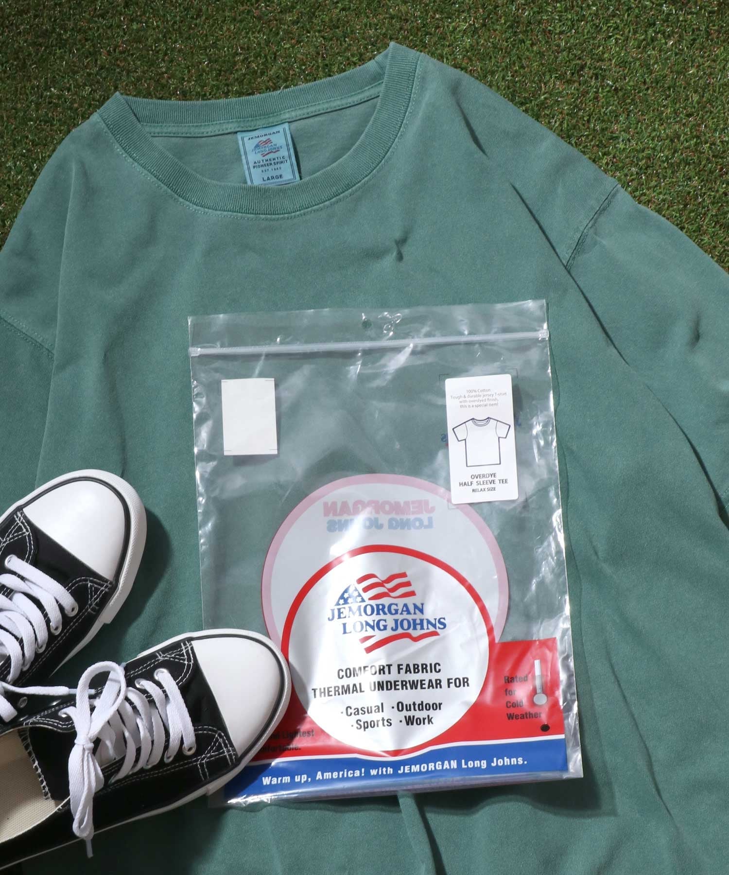 JEMORGAN JEMORGAN ジェーイーモーガン Tシャツ メンズ レディース ユニセックス 半袖 ピグメント 染め パックT サロンハミュー トップス カットソー・Tシャツ ホワイト グリーン ブラック オレンジ ブルー パープル