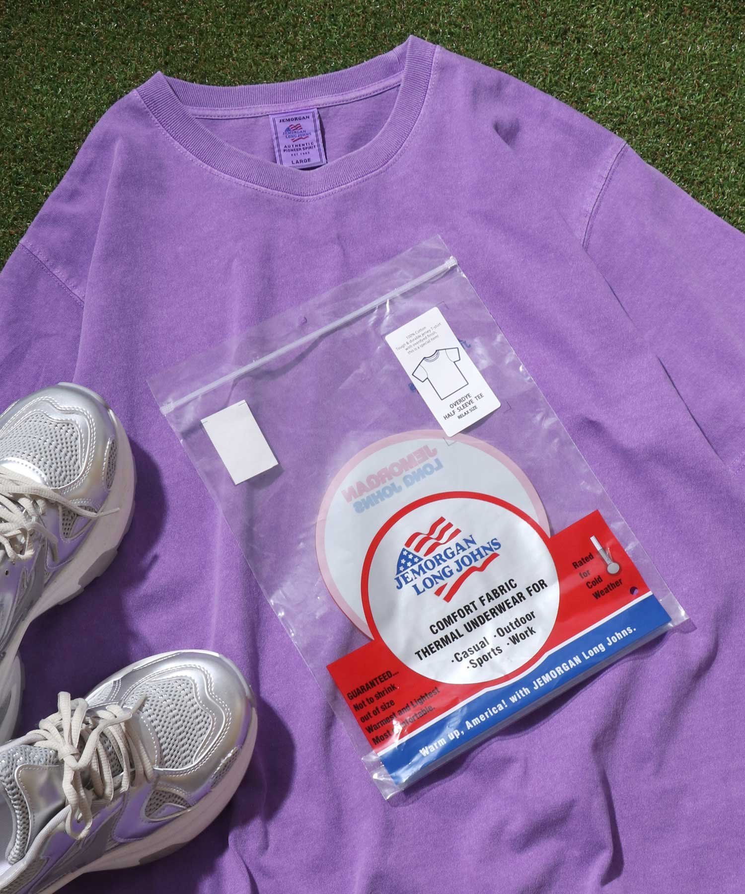 JEMORGAN JEMORGAN ジェーイーモーガン Tシャツ メンズ レディース ユニセックス 半袖 ピグメント 染め パックT サロンハミュー トップス カットソー・Tシャツ ホワイト グリーン ブラック オレンジ ブルー パープル