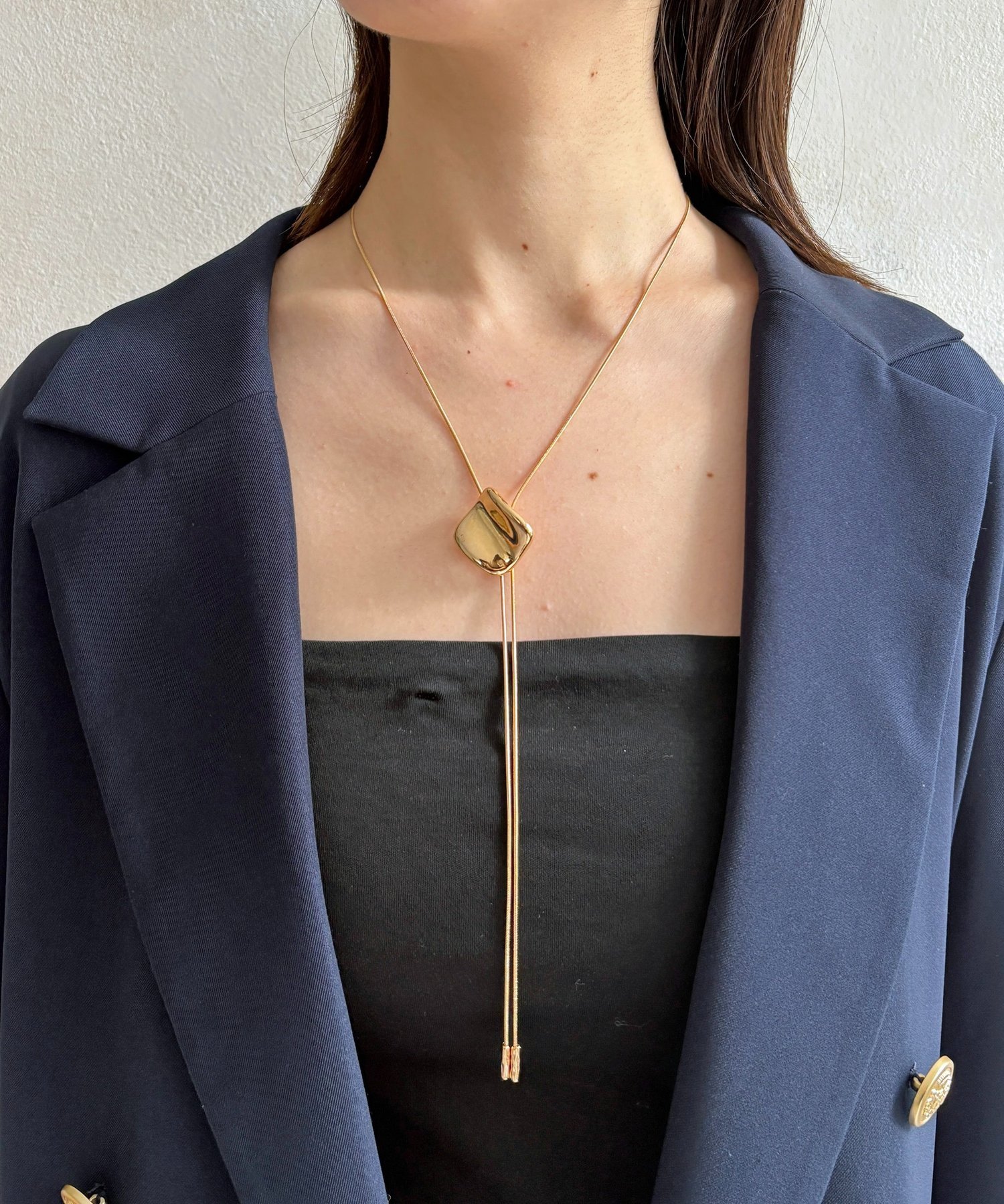 Thevon. 【heilly】ニュアンスモチーフループタイ ゼヴォン アクセサリー・腕時計 リング・指輪 ゴールド