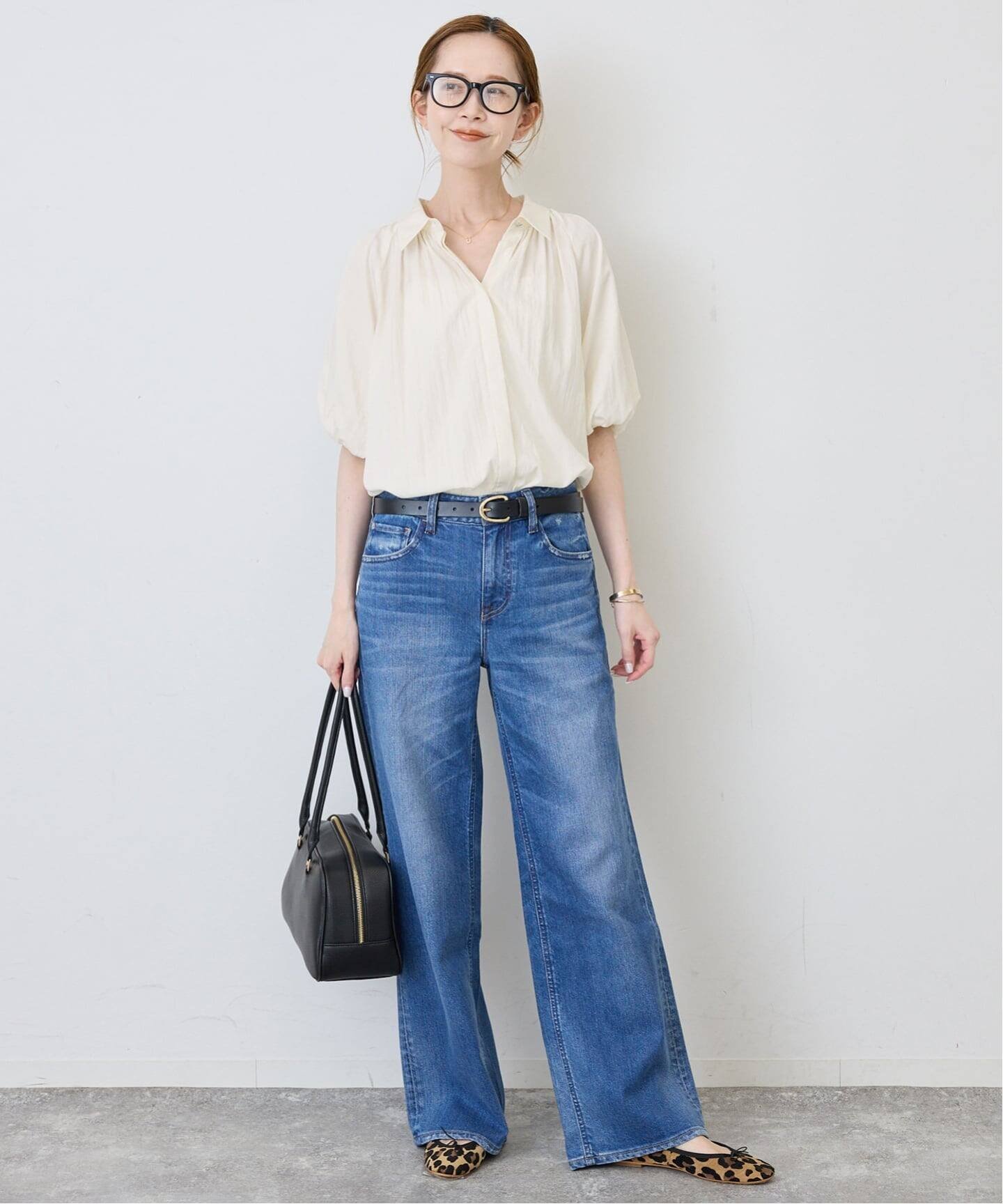 SLOBE IENA RPAポプリンバルーン袖シャツ スローブ イエナ トップス シャツ・ブラウス カーキグリーン ベージュ