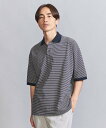 【SALE／30 OFF】BEAUTY YOUTH UNITED ARROWS ミジンボーダー ポロシャツ ユナイテッドアローズ アウトレット トップス ポロシャツ ネイビー ホワイト ブラウン【送料無料】