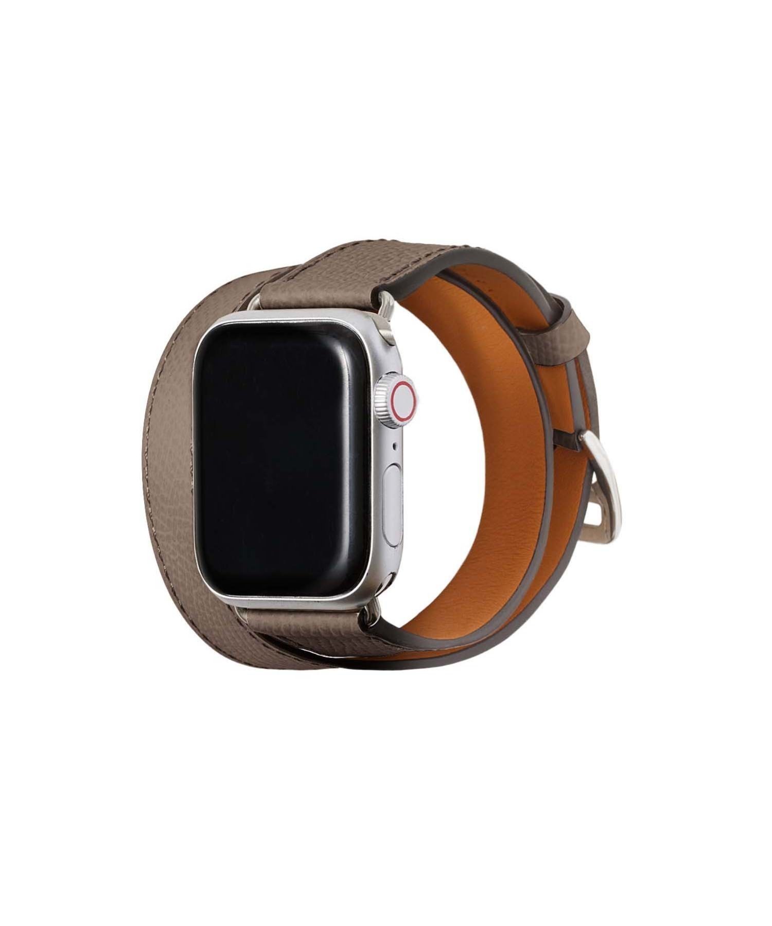 BONAVENTURA ダブルトゥール Apple Watch レザーバンド ノブレッサレザー【38mm/40mm/41mm】 (アダプター:シルバー) ボナベンチュラ アクセサリー・腕時計 その他のアクセサリー・腕時計 ブラック【送料無料】