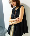 【SALE/40%OFF】B:MING by BEAMS 2WAY ティアード ブラウス ビームス アウトレット トップス シャツ・ブラウス ブルー ブラック【送料無料】