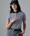 St ANDREWS SPXダイヤプリント半袖ポロシャツ (WOMENS) セントアンドリュース トップス ポロシャツ ホワイト カーキグリーン【送料無料】