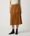 Steven Alan <Steven Alan>スエード ミドル スカート ビューティー&ユース ユナイテッドアローズ スカート その他のスカート ブラウン【...