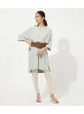【SALE/70%OFF】AZUL by moussy スリットチュニックワンピース アズールバイマウジー ワンピース【RBA_S】【RBA_E】