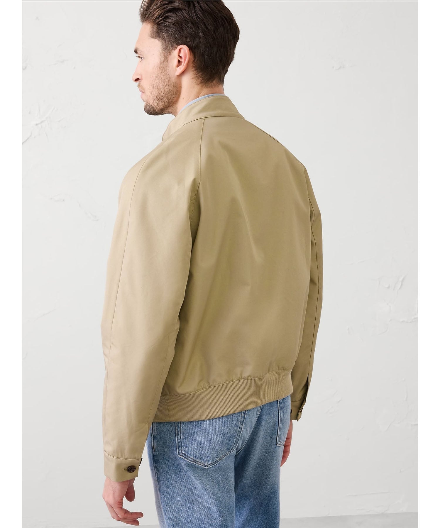 BANANA REPUBLIC FACTORY STORE (M)BANANA REPUBLIC FACTORY STORE　　ハリントン ボンバージャケット バナナ・リパブリック ファクトリーストアー ジャケット・アウター その他のジャケット・アウター ネイビー ベージュ【送料無料】