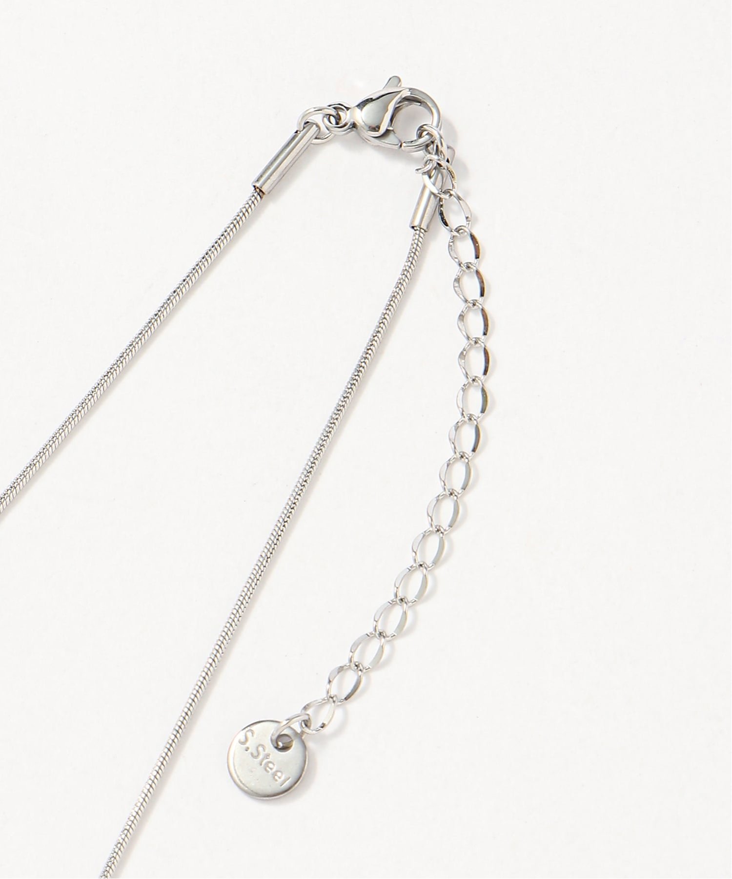 【SALE／33%OFF】Coo+i Coo+i/(W)サージカルステンレス コインペンダントネックレス スレンダー アクセサリー・腕時計 ネックレス シルバー