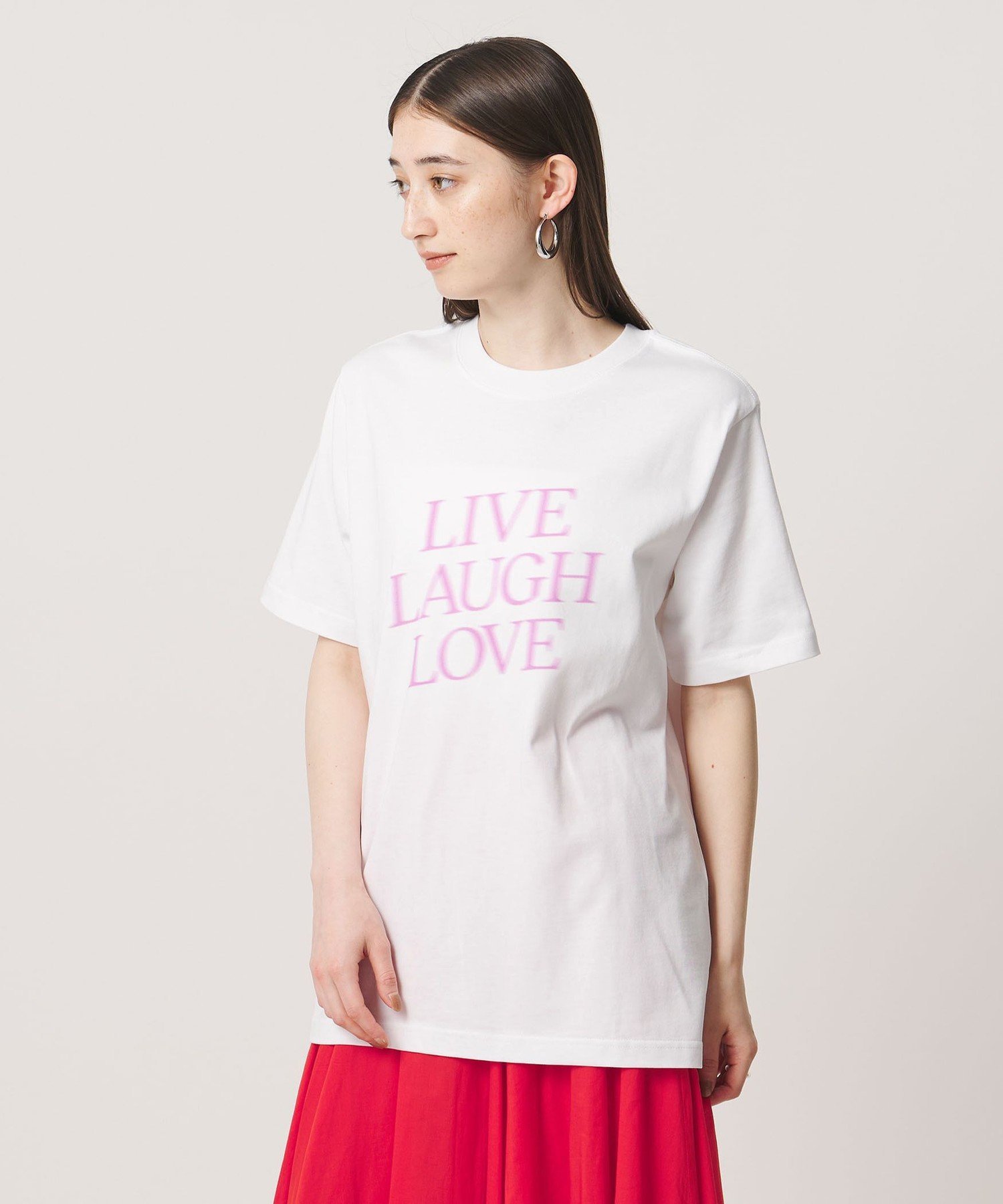 【SALE／20%OFF】UNITED ARROWS 【別注】＜Personal Effects＞LIVE Tシャツ ユナイテッドアローズ トップス カットソー・Tシャツ ホワイト【送料無料】