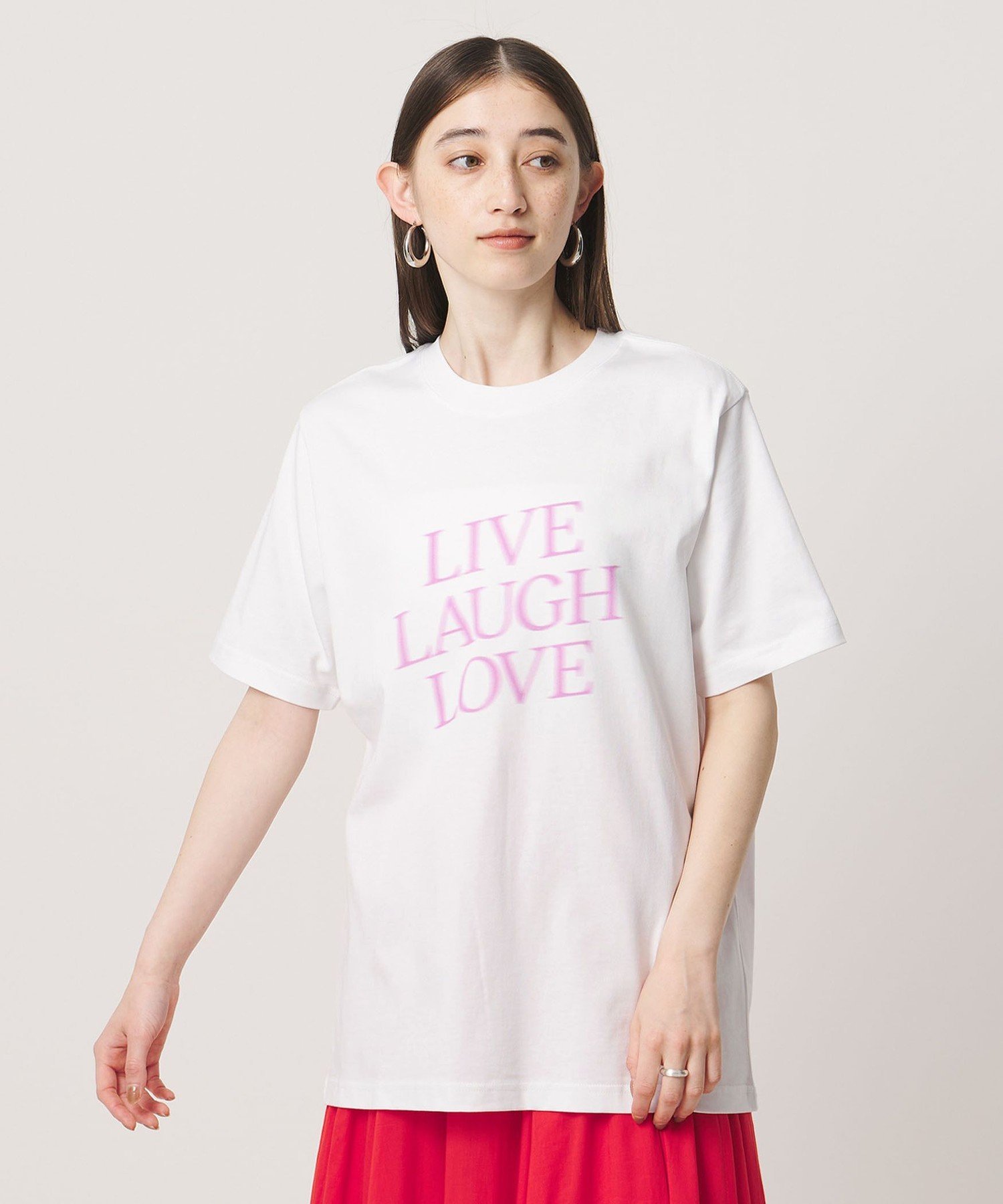 【別注】＜Personal Effects＞LIVE Tシャツ ユナイテッドアローズ トップス カットソー・Tシャツ ホワイト