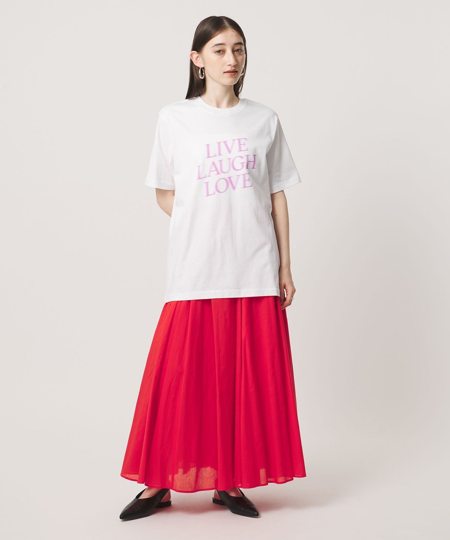 【別注】＜Personal Effects＞LIVE Tシャツ ユナイテッドアローズ トップス カットソー・Tシャツ ホワイト