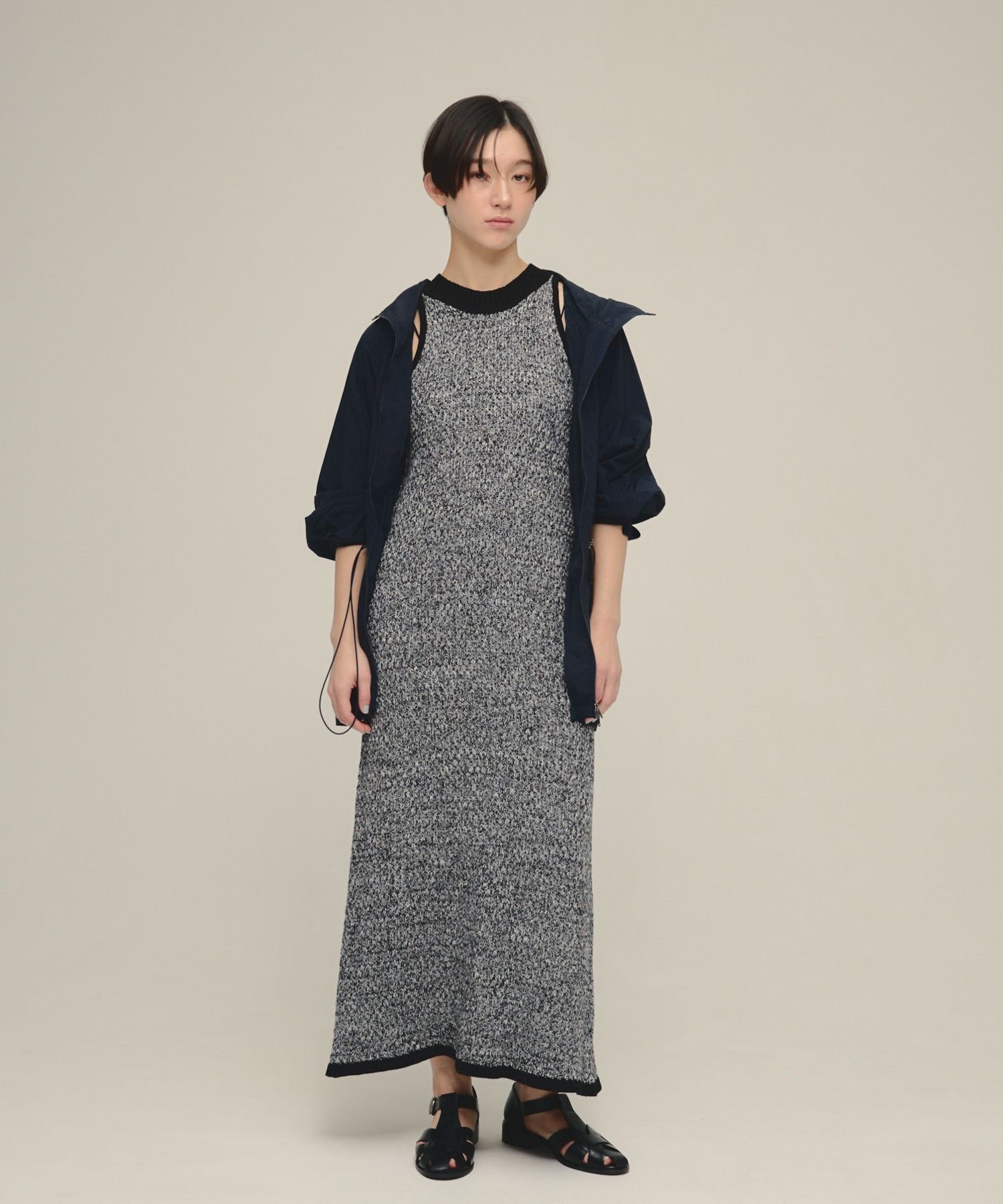 eL 7G Halter Neck NS One-piece ジーナシス ワンピース・ドレス ワンピース イエロー ブラック