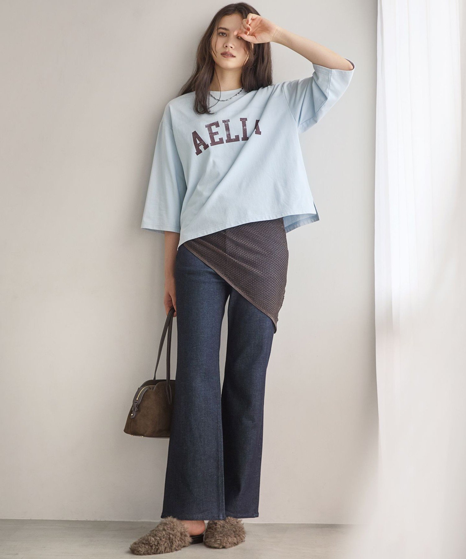 23区 L 【SLOW/一部店舗限定】SLOW DENIM フレアパンツ ニジュウサンク パンツ ジーンズ・デニムパンツ ブルー【送料無料】 stylife-15841949 Rakuten Fashion サンプル画像2